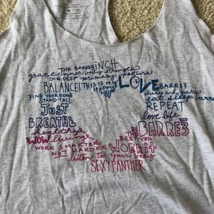 Barre3 love tank top